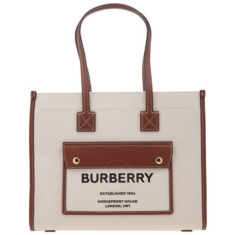 burberry freya small|Small Freya Tote in Natural/tan .